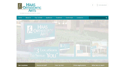 Desktop Screenshot of haasortho.com