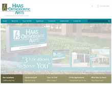 Tablet Screenshot of haasortho.com